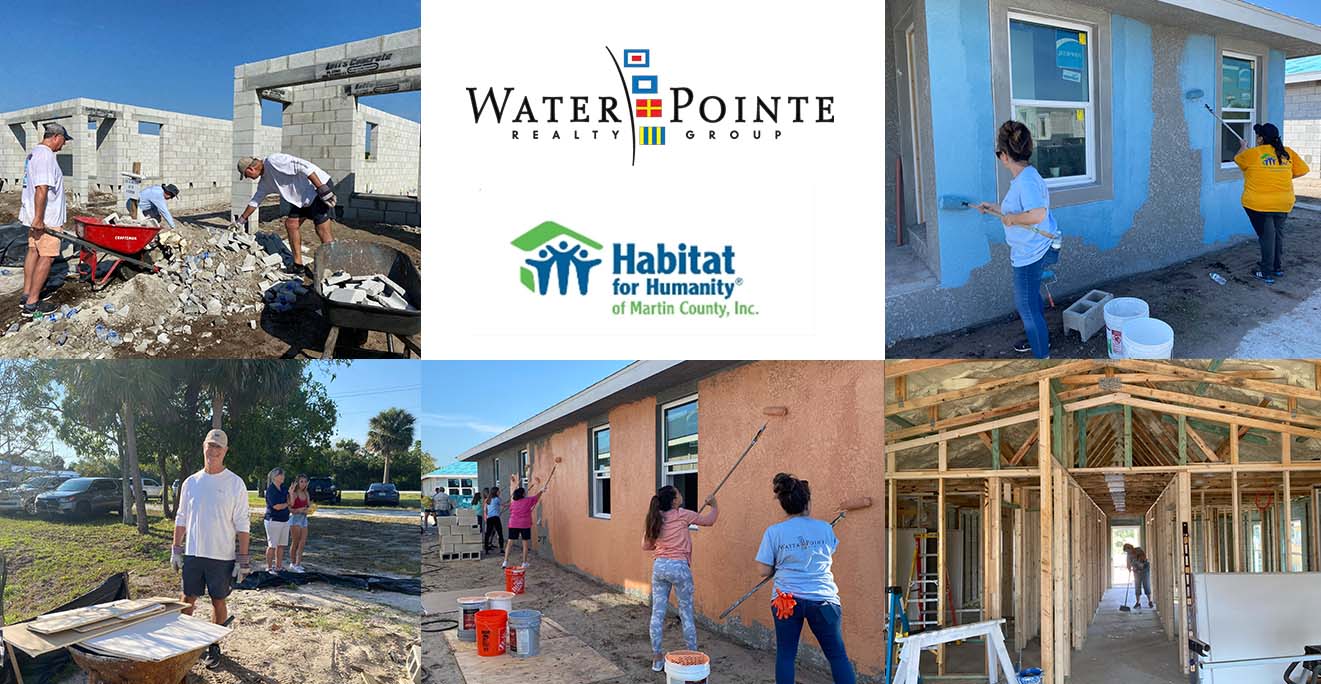 Water Pointe Realty Group Volunteers with Habitat for Humanity